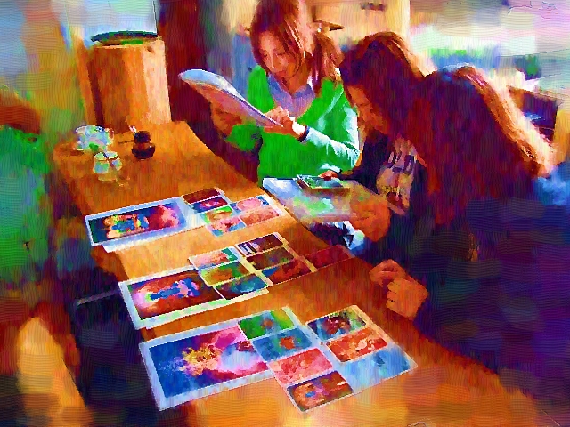 大阪の霊視鑑定,大阪の霊視占い,東京の霊視鑑定,東京の霊視占い,大阪の占い教室.タロットを製作中